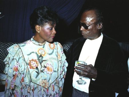 Cicely Tyson and her ex-husband Miles Davis together.
